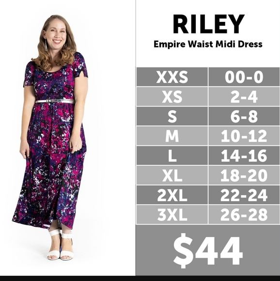 Lularoe Riley Dress - Picture 3 of 3